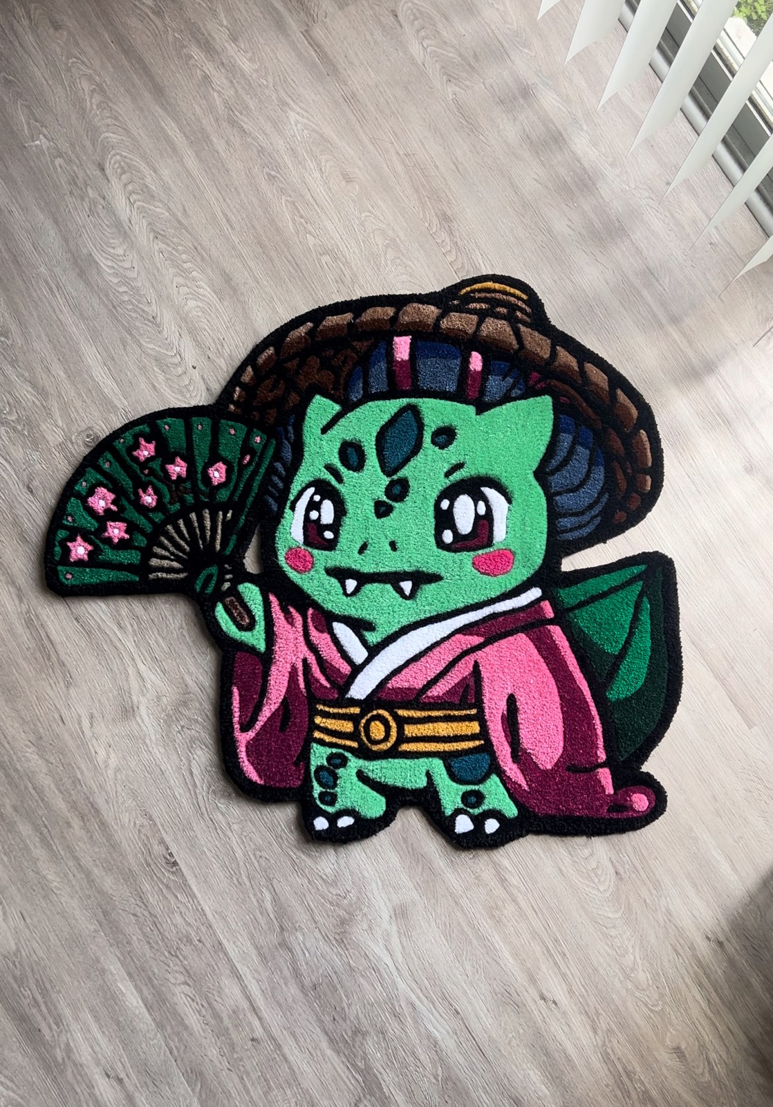 Handcrafted rug made for Stephosaurawr